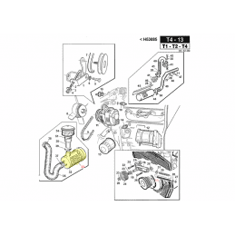 Filtre à air moteur d'origine Kubota, 15741-11083, 1560-103-2025-0 pour moteur Kubota - GIANNI FERRARI - Filtre à air - Jardin A