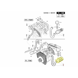 Filtre à air moteur d'origine Kubota, 15741-11083, 1560-103-2025-0 pour moteur Kubota - GIANNI FERRARI - Filtre à air - Jardin A