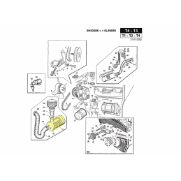 Filtre à air moteur d'origine Kubota, 15741-11083, 1560-103-2025-0 pour moteur Kubota - GIANNI FERRARI - Filtre à air - Jardin A