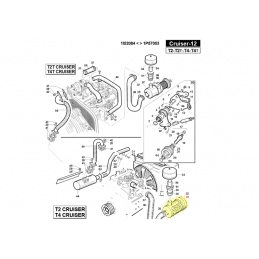 Filtre à air moteur d'origine Kubota, 15741-11083, 1560-103-2025-0 pour moteur Kubota - GIANNI FERRARI - Filtre à air - Jardin A