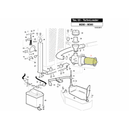 Filtre à air moteur d'origine Kubota, 15741-11083, 1560-103-2025-0 pour moteur Kubota - GIANNI FERRARI - Filtre à air - Jardin A