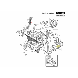 Filtro de ar para motor Lombardini LDW1003-1404, ref. Gianni Ferrari 00.32.04.0012 - GIANNI FERRARI - Filtro de ar - Garden Aff