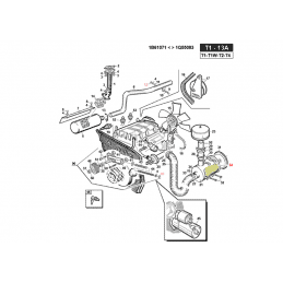 Luftfilter für Lombardini LDW1003-1404 Motor, Ref.-Nr. Gianni Ferrari 00.32.04.0012 - GIANNI FERRARI - Luftfilter - Garden Aff