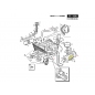 Filtre à air pour moteur Lombardini LDW1003-1404, réf. Gianni Ferrari 00.32.04.0012