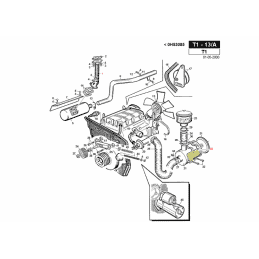 Filtro aria per motore Lombardini LDW1003-1404, rif. Gianni Ferrari 00.32.04.0012 - GIANNI FERRARI - Filtro aria - Garden Aff