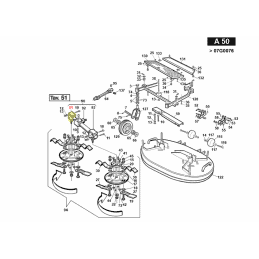 Caixa de câmbio canto direito Gianni Ferrari 01.90.00.0283 - GIANNI FERRARI - Spare parts & conso - Jardinaffaires 