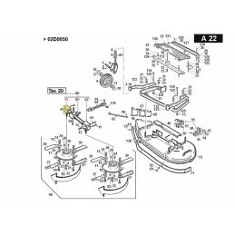 Boitier de renvoi d'angle côté droit Gianni Ferrari 01.90.00.0283 - GIANNI FERRARI - Pièces détachées & conso - Jardin Affaires 