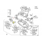 Hoekoverbrenging linkerkant Gianni Ferrari 01.90.00.0284