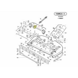 Boitier renvoi d'angle pour tondeuse de coupe Gianni Ferrari 01.90.00.0421 - GIANNI FERRARI - Pièces détachées & conso - Jardin 