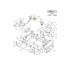 Boitier renvoi d'angle pour tondeuse de coupe Gianni Ferrari 01.90.00.0421 - GIANNI FERRARI - Pièces détachées & conso - Jardin 