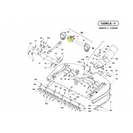 Boitier renvoi d'angle pour tondeuse de coupe Gianni Ferrari 01.90.00.0421 - GIANNI FERRARI - Pièces détachées & conso - Jardin 