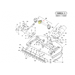 Caixa de engrenagens de canto para cortador de grama Gianni Ferrari 01.90.00.0421 - GIANNI FERRARI - Peças sobressalentes e cons