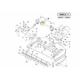 Winkelgetriebe für Gianni Ferrari Schneidmäher 01.90.00.0421 - GIANNI FERRARI - Ersatzteile & Zubehör - Garten 