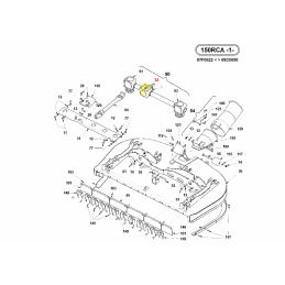 Boitier renvoi d'angle pour tondeuse de coupe Gianni Ferrari 01.90.00.0421 - GIANNI FERRARI - Boitier de renvoi - Jardin Affaire
