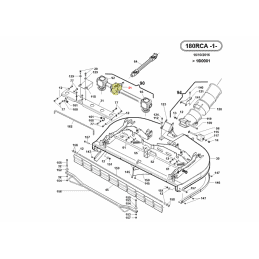 Boitier renvoi d'angle pour tondeuse de coupe Gianni Ferrari 01.90.00.0421 - GIANNI FERRARI - Pièces détachées & conso - Jardin 
