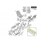 Kit de palas de turbina + tornillos, Gianni Ferrari 01.90.00.2060