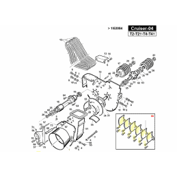 Kit pala turbina + tornillos, Gianni Ferrari 01.90.00.2060 - GIANNI FERRARI - Tuerca y tornillo pala - Negocios de jardín 