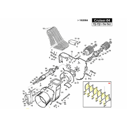 Kit pala turbina + viti, Gianni Ferrari 01.90.00.2060 - GIANNI FERRARI - Dado e vite pala - Garden Business 