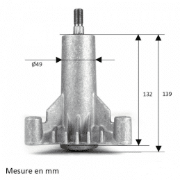 5-star self-supporting blade bearing Husqvarna, Bestgreen, Mc Culloch, Jonsered, 130794, 532130794, 130774 - JARDIN AFFAIRES - P