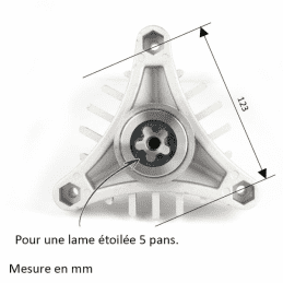 Palier de lame autoportée 5 étoiles Husqvarna, Bestgreen, Mc Culloch, Jonsered, 130794, 532130794, 130774 - JARDIN AFFAIRES - Pa