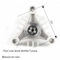 5-star blade spindle for Husqvarna, Bestgreen, Mc Culloch, Jonsered riding mowers, 130794, 532130794, 130774 5-star blade spindle for Husqvarna, Bestgreen, Mc Culloch, Jonsered riding mowers, 130794, 532130794, 130774