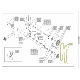 Antriebsriemen für die Mühle DEL MORINO 42800016