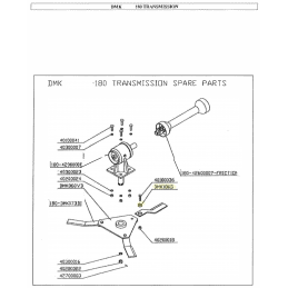 Anneau de lame, entretoise pour Gyrobroyeur Delmorino DMK 120, 135, 150/2, 150/3, 180/3, DMK180D - DEL MORINO - Pièces détachées