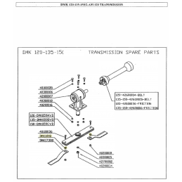 Anneau de lame, entretoise pour Gyrobroyeur Delmorino DMK 120, 135, 150/2, 150/3, 180/3, DMK180D - DEL MORINO - Pièces détachées