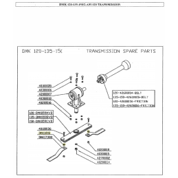 Anneau de lame, entretoise pour Gyrobroyeur Delmorino DMK 120, 135, 150/2, 150/3, 180/3, DMK180D - DEL MORINO - Entretoise - Jar
