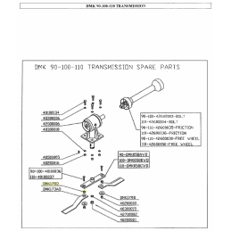 Del morino DMK178D, 90, 100 110 anillo de cuchilla de corte giratorio - DEL MORINO - Repuestos y accesorios - Jardinaffaires 