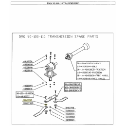 Del morino DMK178D, 90, 100 110 anel de lâmina de corte rotativo - DEL MORINO - Spare parts & conso - Jardinaffaires 