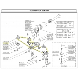 Courroie tondeuse de finition Delmorino XRM, 42800004
