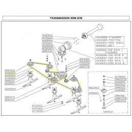 Courroie tondeuse de finition Delmorino XRM, 42800004 - DEL MORINO - Courroie tondeuse - Jardin Affaires