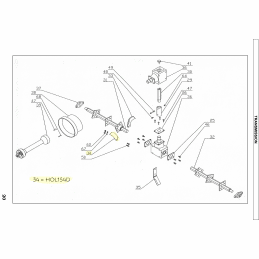 Cuchillo recto Del Morino HOL154D - DEL MORINO - Cuchillos - Negocios de Jardín 
