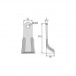 Y-mes voor Delmorino Flipper en Centurion vegetatieversnipperaars - URC402D Y-mes voor Delmorino Flipper en Centurion vegetatieversnipperaars - URC402D