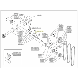 Couteau Y pour broyeurs à végétaux Delmorino Flipper et Centurion - URC402D - DEL MORINO - Couteau - Jardin Affaires