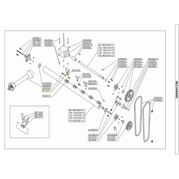 Entretoise pour broyeurs Delmorino Funny, Flipper, Centurion - URC411D - DEL MORINO - Pièces détachées & conso - Jardin Affaires