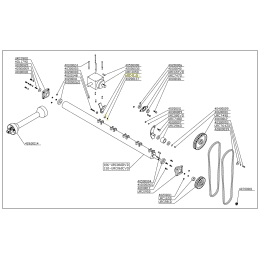 Distanziale per trituratori Delmorino Funny, Flipper, Centurion - URC411D - DEL MORINO - Ricambi e accessori - Jardinaffaires