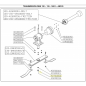 Goupille pour écrou de fixation du support de lames  pour gyrobroyeurs Del Morino - 42700002