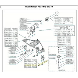 Lame tondeuse Del Morino SRM312D