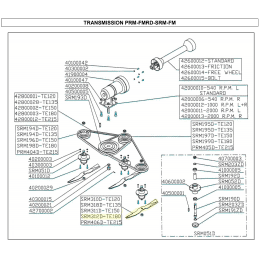 Lame tondeuse Del Morino SRM312D - DEL MORINO - Lame de tondeuse - Jardin Affaires