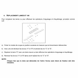 Lame tondeuse Del Morino ET159D - DEL MORINO - Lame de tondeuse - Jardin Affaires