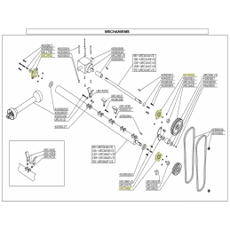 Palier rotor Del Morino 42400001 - DEL MORINO - Palier de lame - Jardin Affaires