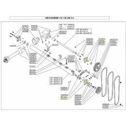 Rolamento de rotor para moedores Del Morino Funny, Flipper, Centurion - URC090D - DEL MORINO - Rolamento de lâmina e acessório -
