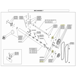 Rotor bearing for Del Morino Funny, Flipper, Centurion grinders - URC090D - DEL MORINO - Blade bearing and accessory - Jardi