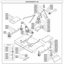 Rad für 3-Punkt-Finishing-Mäher Del Morino, Sitrex, Caroni - 42900001 - DEL MORINO - Pneumatische Reparatur - Garden Aff