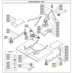 Rad für 3-Punkt-Finishing-Mäher Del Morino, Sitrex, Caroni - 42900001 - DEL MORINO - Pneumatische Reparatur - Garden Aff