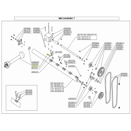 Vis de lame Delmorino 12x75, broyeur, Funny, Flipper, Centurion - 40100148 - DEL MORINO - Ecrou et vis de lame - Jardin Affaires