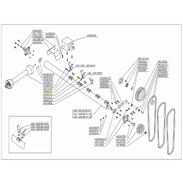 Vis de lame Delmorino 12x75, broyeur, Funny, Flipper, Centurion - 40100148 - DEL MORINO - Ecrou et vis de lame - Jardin Affaires