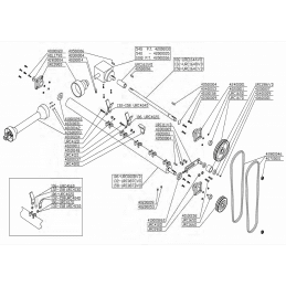 Vis de lame 14x90 pour broyeur Delmorino Flipper, Centurion, Farm - 40100204 - DEL MORINO - Ecrou et vis de lame - Jardin Affair